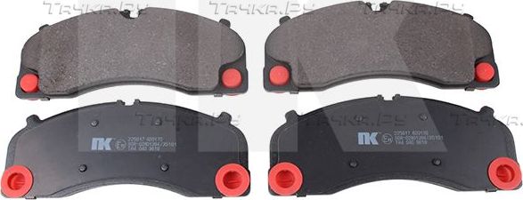 Тормозные колодки NK передние для Porsche 911 VII (991) 2011-2026. Артикул 225617