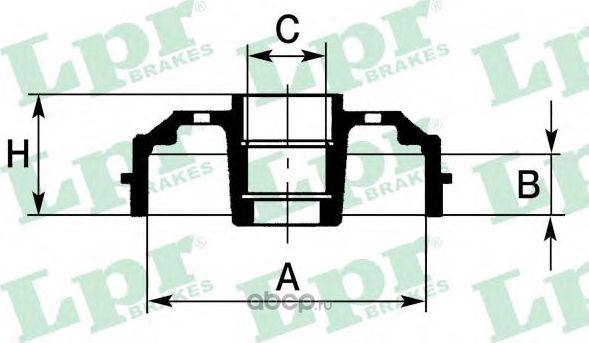Тормозной барабан Patron задний для Mazda 626 II (GC) 1987-1987. Артикул PDR1092