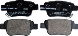 Тормозные колодки Zentparts. Артикул Z07297