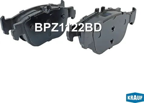 Колодки тормозные дисковые Krauf. Артикул BPZ1122BD