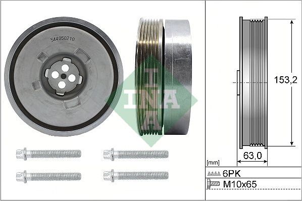 Шкив Ina. Артикул 544 0502 20