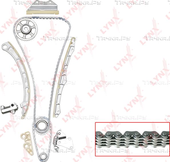 Цепь ГРМ LYNXauto для Honda Accord VII 2003-2008. Артикул TK-0015