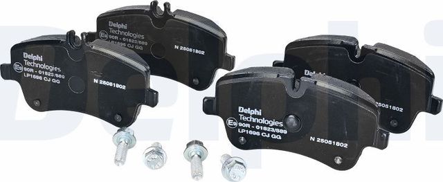 Тормозные колодки Delphi (Low-Metallic). Артикул LP1696
