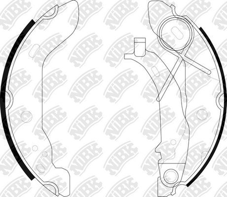 Тормозные колодки NiBK. Артикул FN0555