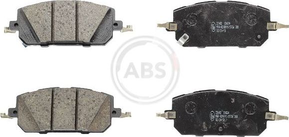 Тормозные колодки ABS. Артикул 35402