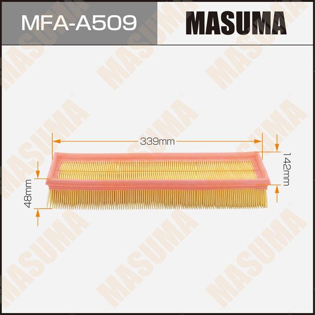 Воздушный фильтр Masuma. Артикул MFA-A509
