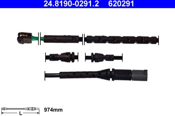Датчик износа тормозных колодок  ATE. Артикул 24.8190-0291.2