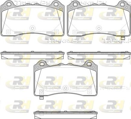 Тормозные колодки RoadHouse передние для Ford Focus III 2015-2019. Артикул 21736.02