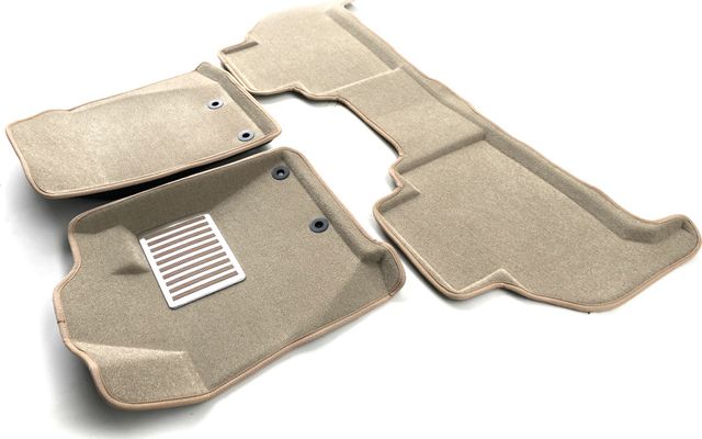 Коврики текстильные Euromat 3D Lux для салона Lexus LX450D 2012-2026 Бежевые. Артикул EM3D-005140T