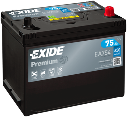 Аккумулятор Exide Premium *** для Mitsubishi L200 IV 2010-2015. Артикул EA754