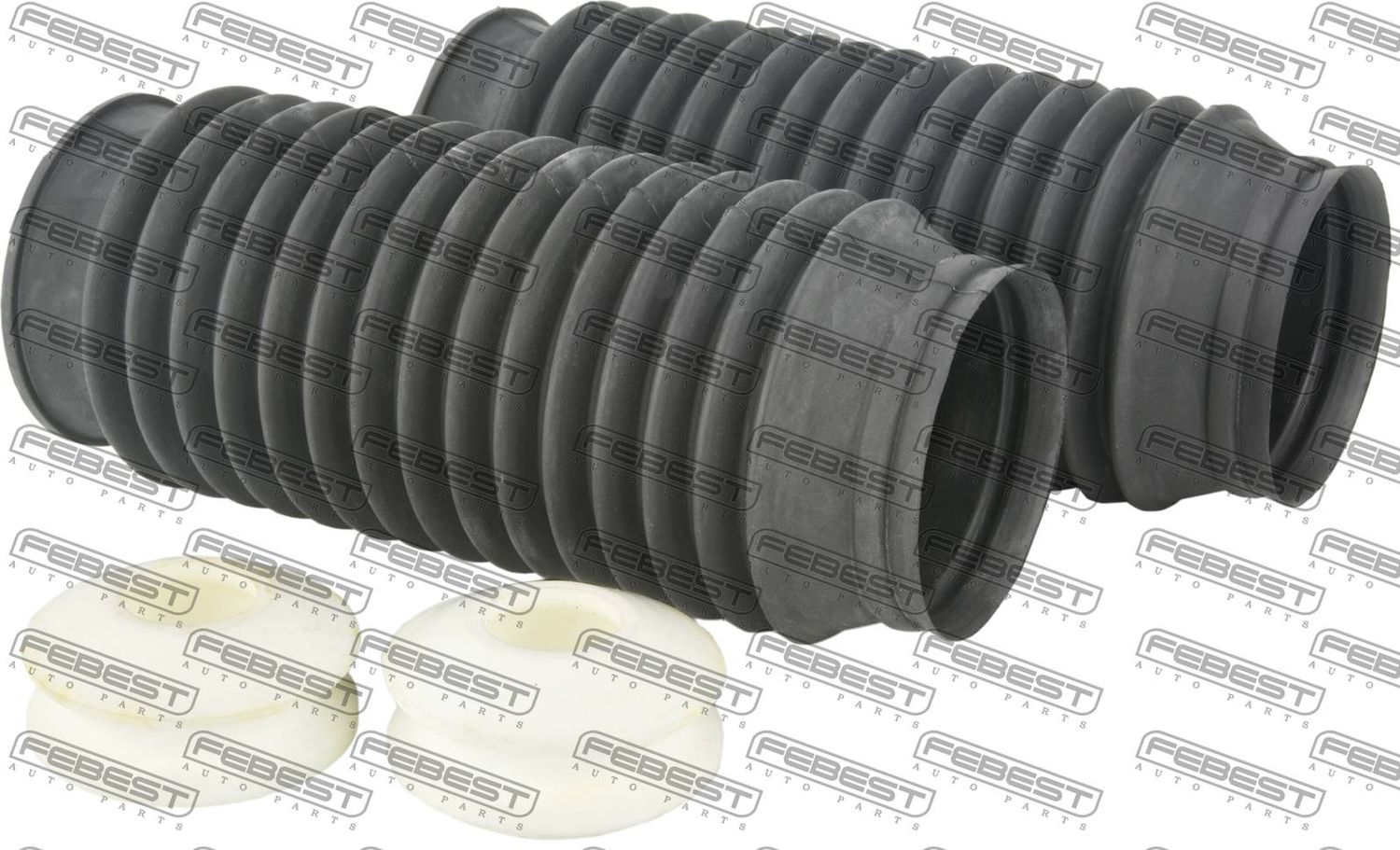 Комплект отбойников и пыльников амортизаторов (стоек) Febest. Артикул OPSHB-INSF-KIT