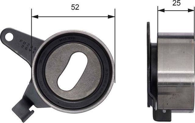 Натяжной ролик (натяжитель) ремня ГРМ Gates PowerGrip®. Артикул T41031