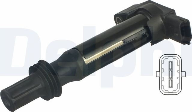 Катушка зажигания Delphi для Citroen Grand C4 SpaceTourer 2018-2026. Артикул GN10584-12B1