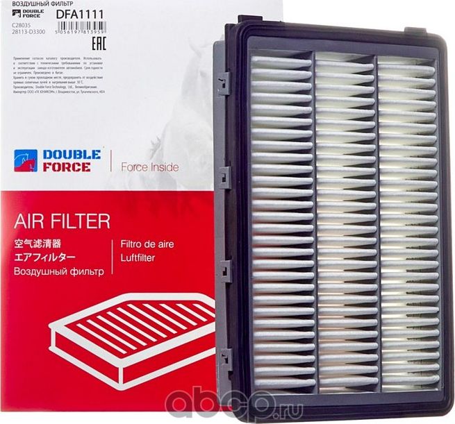 Фильтр воздушный (Double Force). Артикул DFA1111