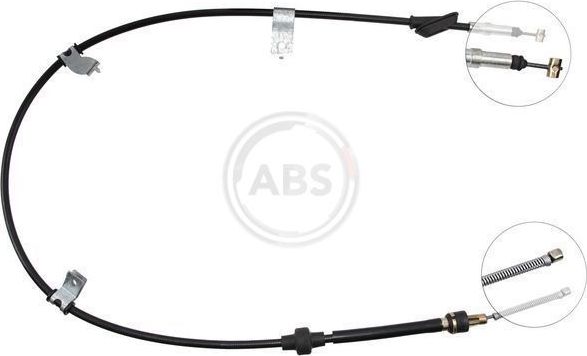 Трос ручника (тросик ручного тормоза) ABS. Артикул K15707