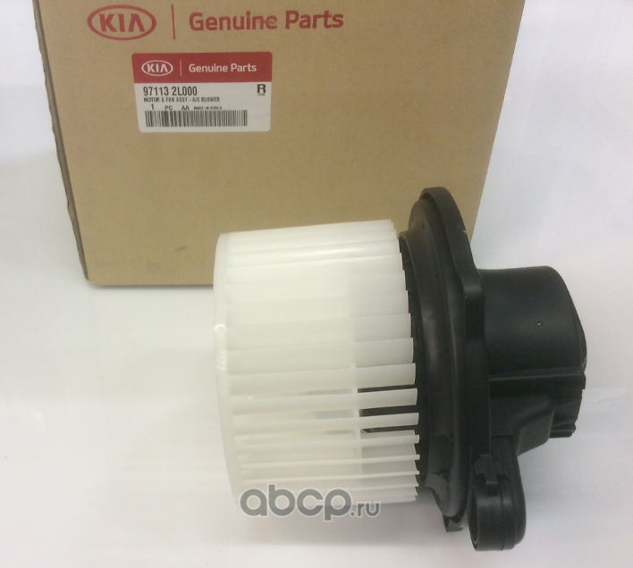Мотор печки (электровентилятор отопителя) Hyundai / KIA. Артикул 971132L000