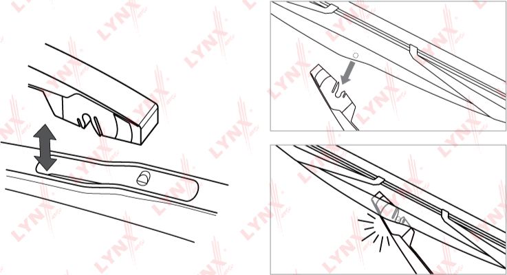 Щетка стеклоочистителя (дворник) LYNXauto. Артикул LR40B