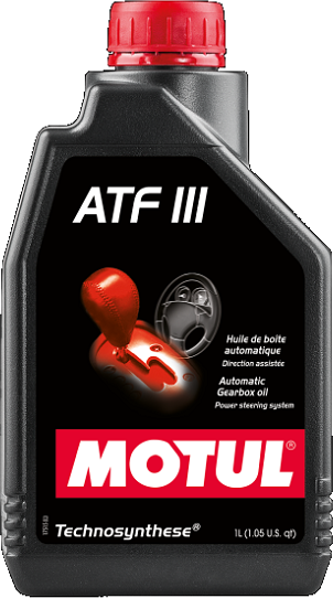 ATF III (1лх12шт) Европа Motul ATF III. Артикул 111255