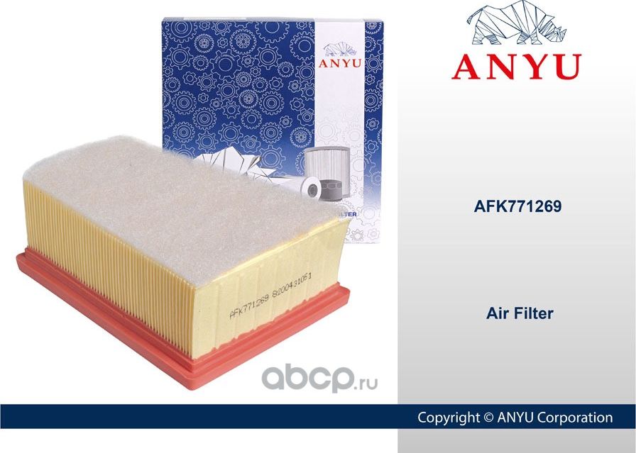 Фильтр воздушный (Anyu). Артикул AFK771269