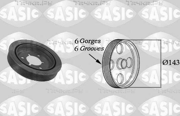 Шкив коленвала Sasic для Citroen C4 I 2004-2011. Артикул 2150001