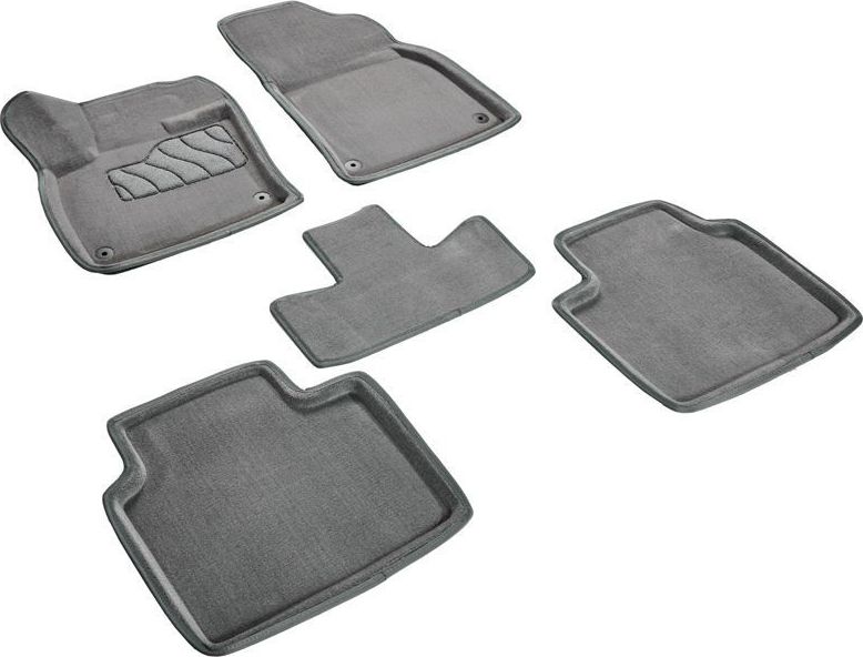 Коврики Seintex 3D ворсовые для салона Geely Monjaro 2021-2026 СЕРЫЕ. Артикул 99523