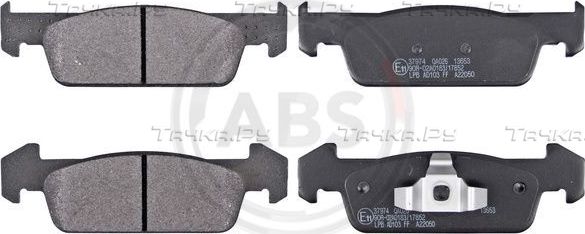 Тормозные колодки ABS передние для Renault Sandero II 2013-2021. Артикул 37974