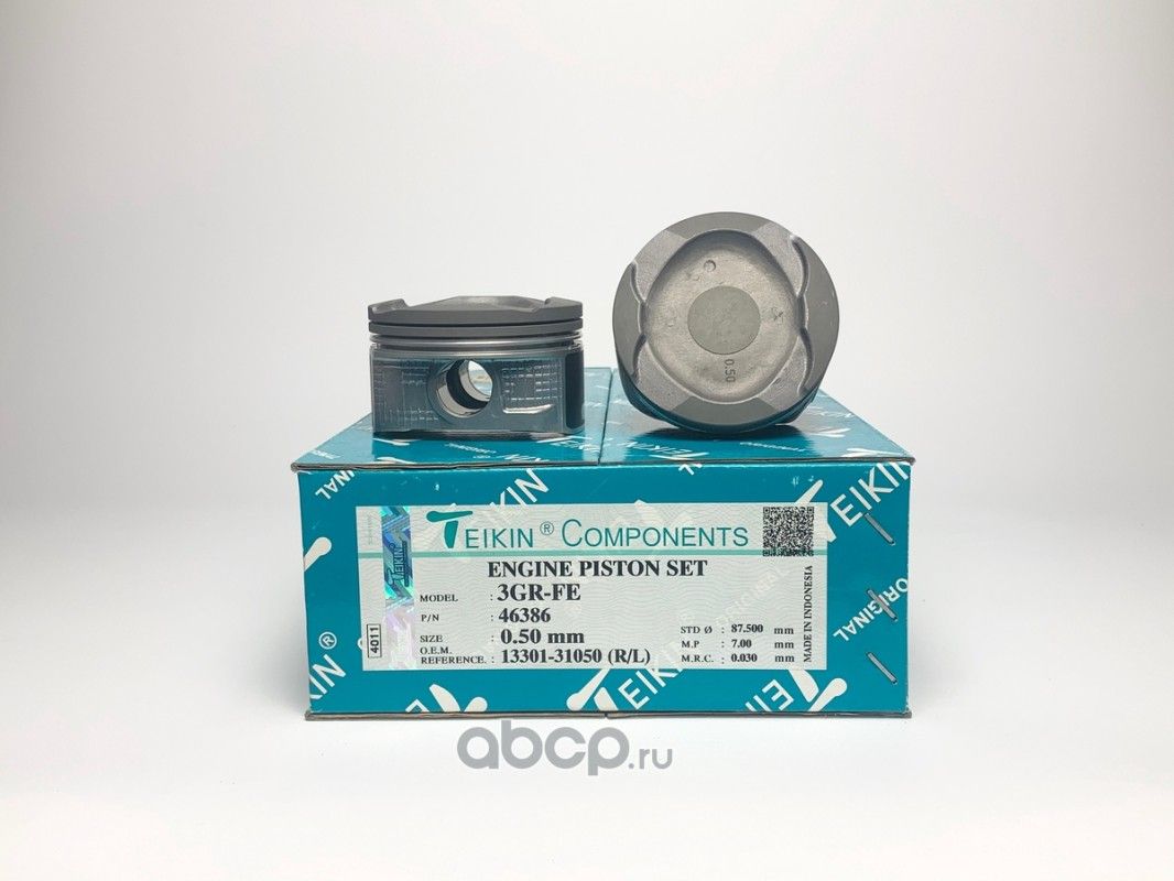 Комплект поршней 3GR-FE (Teikin). Артикул 46386050