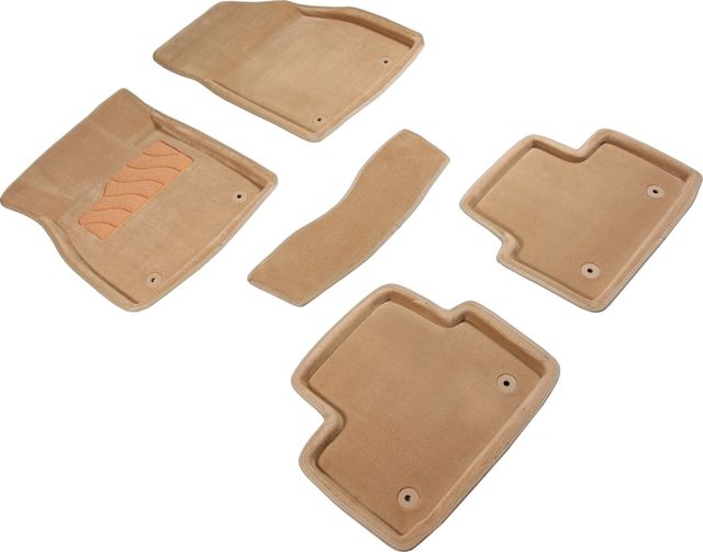 Коврики Seintex 3D ворсовые для салона Opel Insignia 2009-2026 Бежевые. Артикул 84745