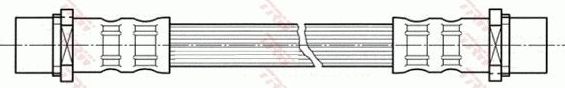 Тормозной шланг TRW. Артикул PHA419
