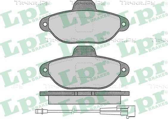 Тормозные колодки LPR. Артикул 05P1262