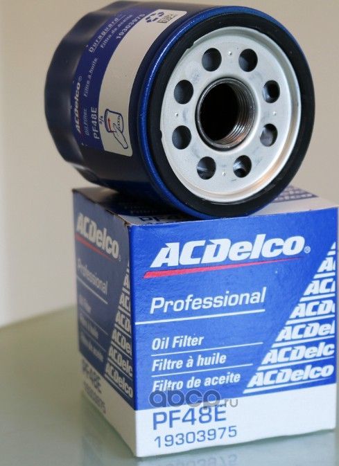 Filter Oil = Резьба - M22x1.5 = внешний диаметр - 74mm + Высота - 76-80mm + Диам Acdelco. Артикул PF48E