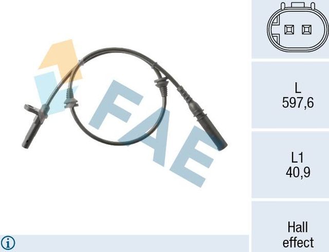 Датчик ABS FAE передний для BMW X6 I (E71) 2008-2014. Артикул 78564