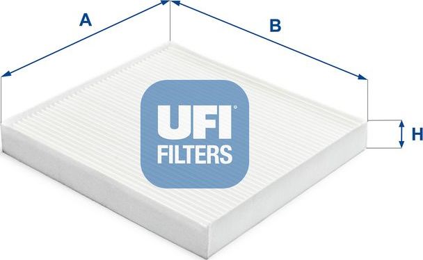 Салонный фильтр UFI. Артикул 53.387.00