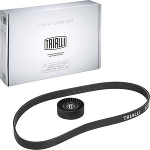 Приводной ремень поликлиновой с роликами (комплект) Trialli для Chevrolet Niva I 2002-2021. Артикул GD 691
