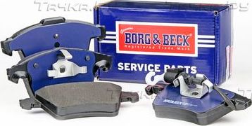 Тормозные колодки Borg & Beck передние для Volkswagen Multivan T5 2003-2009. Артикул BBP2107