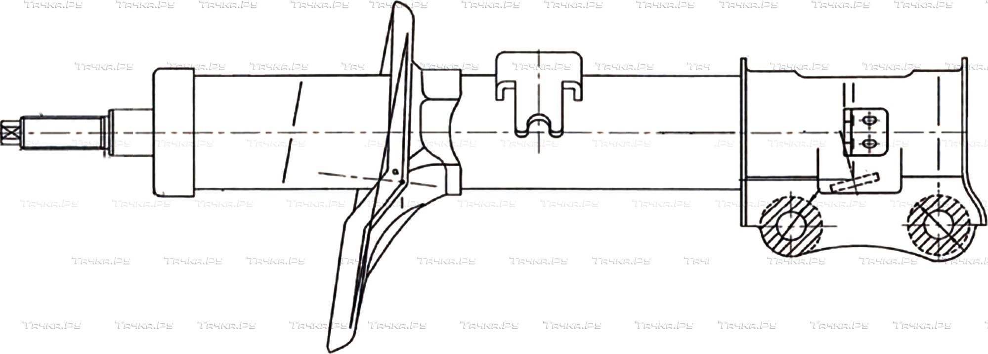 Амортизатор CTR. Артикул GY0306G