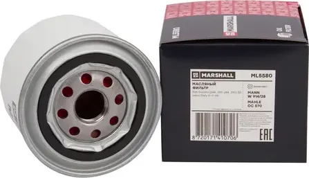 Фильтр масляный (Marshall). Артикул ML5580