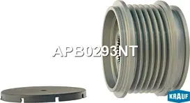 Шкив с обгонной муфтой генератора VW Transporter T5 04-/Crafter 06- 1.9D/2.0D Krauf. Артикул APB0293NT