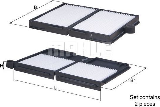 Салонный фильтр Mahle. Артикул LA 530/S