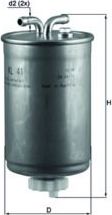 Топливный фильтр Mahle. Артикул KL 41