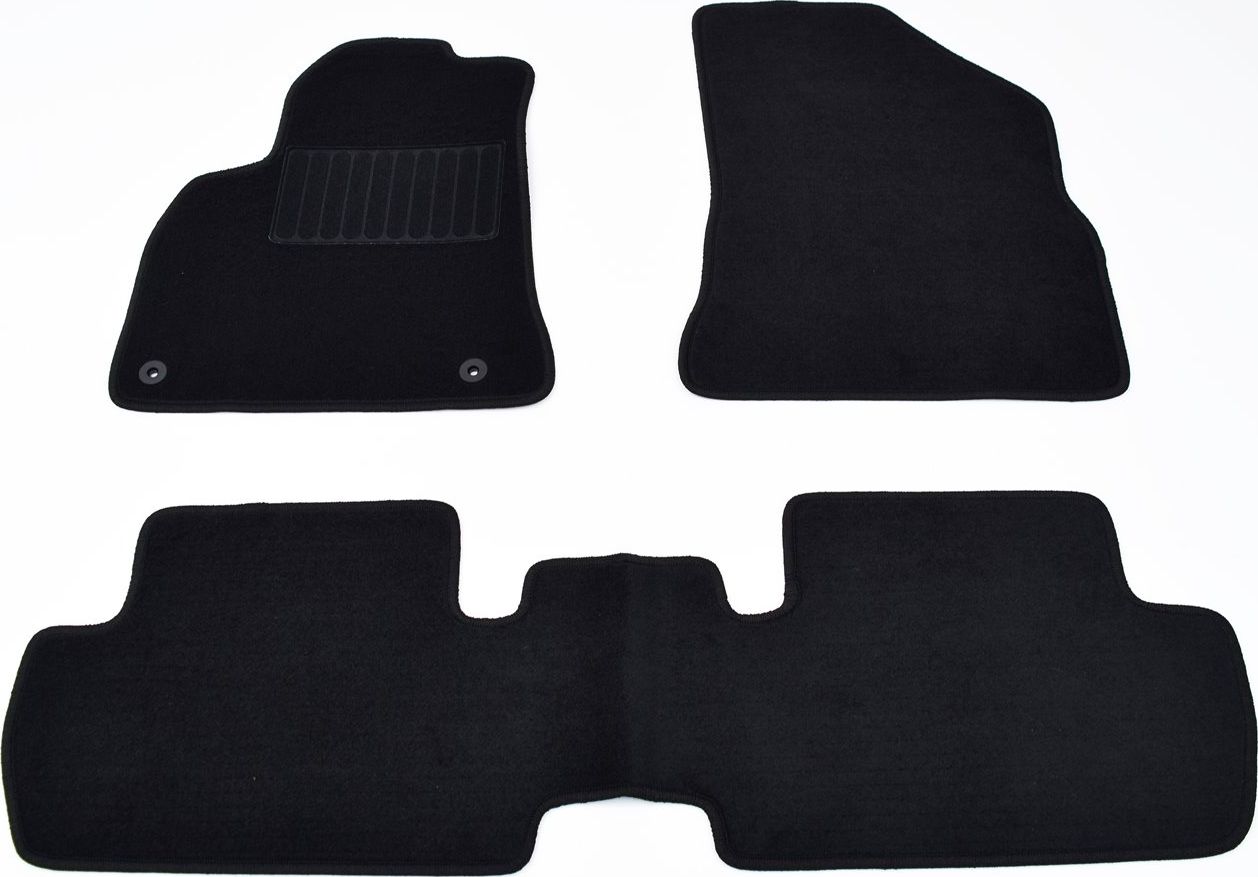 Коврики текстильные SV-Design для салона Peugeot 3008 I 2009-2016. Артикул 3912-UNF3-13P