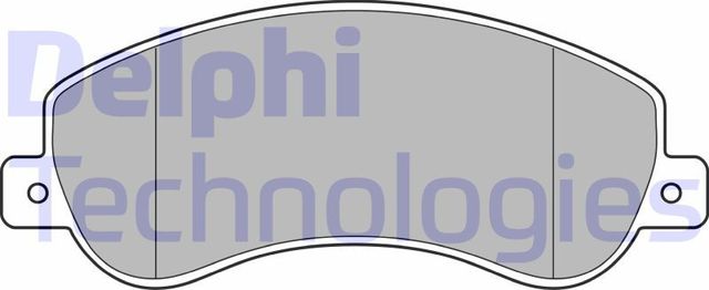 Тормозные колодки Delphi (Low-Metallic). Артикул LP1954