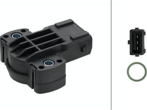 Датчик положения дроссельной заслонки Hella. Артикул 6PX 008 476-111
