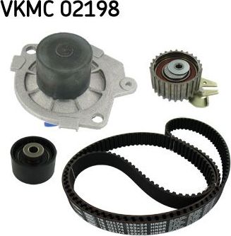Помпа (водяной насос) с комплектом ремня ГРМ SKF. Артикул VKMC 02198