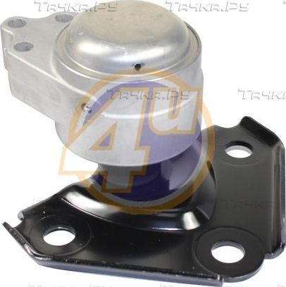 Подушка (опора) двигателя 4U (резина/металл) задняя для Ford Fiesta V 2001-2010. Артикул FR-EM-00244