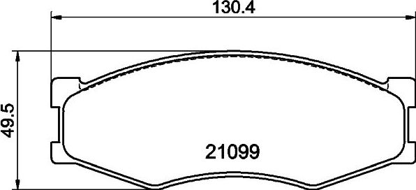 Тормозные колодки Nisshinbo Strong Ceramic. Артикул NP2000SC