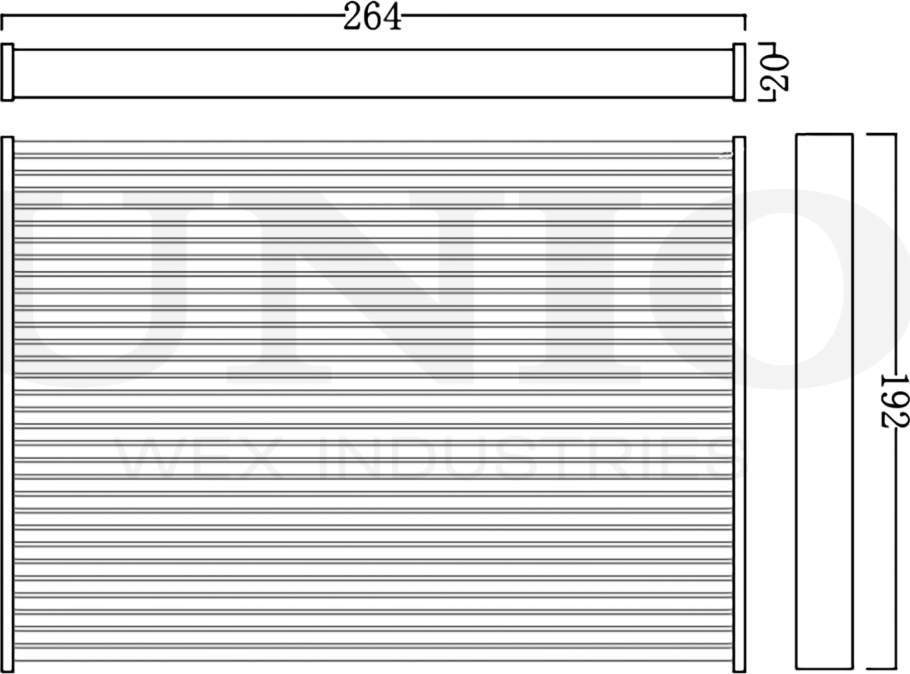 Фильтр салона (Unio). Артикул FLT-40079