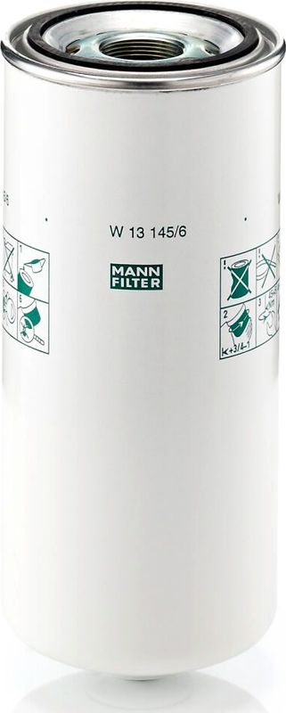 Масляный фильтр Mann-Filter. Артикул W 13 145/6