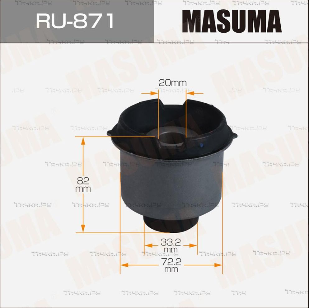Сайлентблок MASUMA HYUNDAI TUCSON I 06-10 front. Артикул RU871