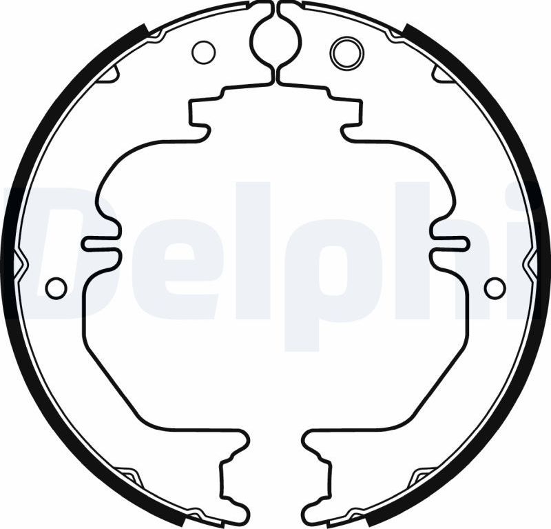 Тормозные колодки Delphi. Артикул LS2132